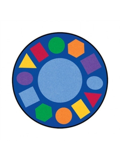 Дитячий килимок для навчання Геометрія